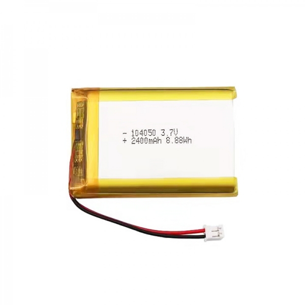 104050 Li Polymer 3.7V 2400mAh Battery