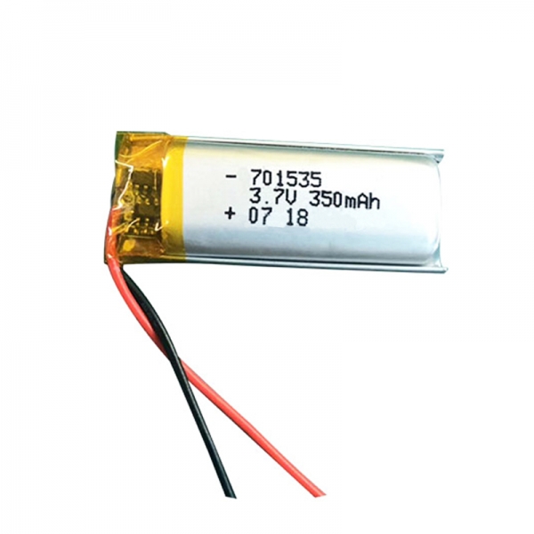 701535 Li-polymer Battery 3.7V 350mAh