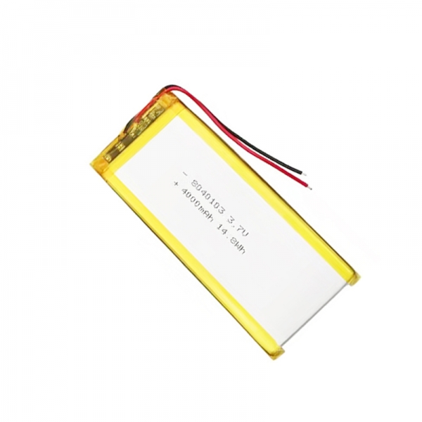 8040103 Li Polymer 3.7V 4000mAh Battery