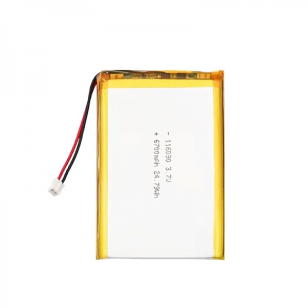 116090 Li Polymer 3.7V 6700mAh Battery