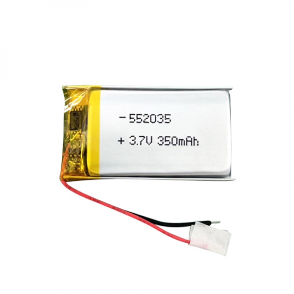 Low Temp Lipo-552035 350mAh 3.7V Battery