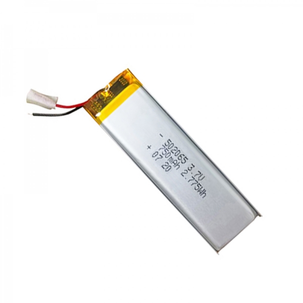 Li Polymer 3.7V 750mAh 502065 Battery