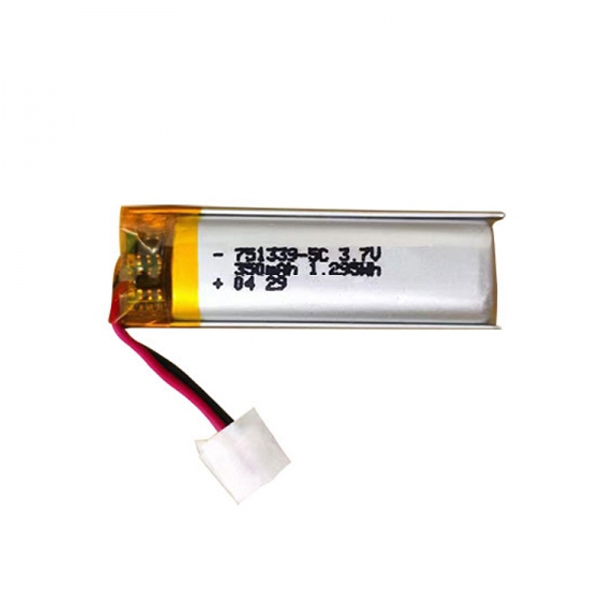 LiPO 751339-5C 350mAh 3.7V Battery