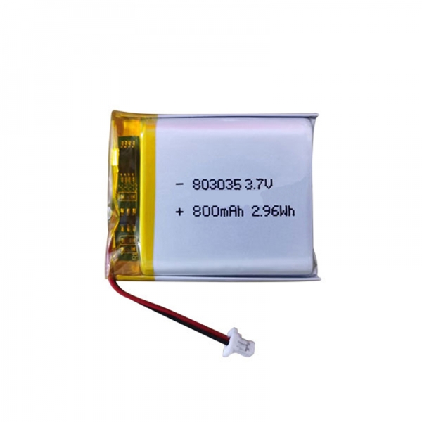 Li-polymer 803035 800mAh 3.7V Battery