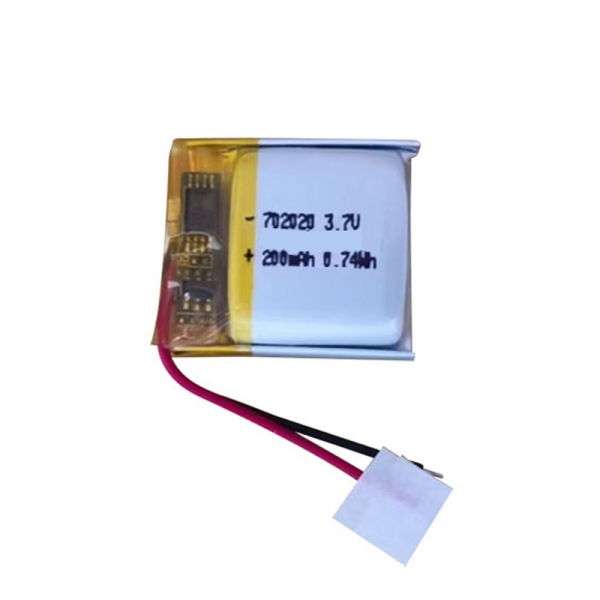 LiPO-702020 200mAh 3.7V Battery